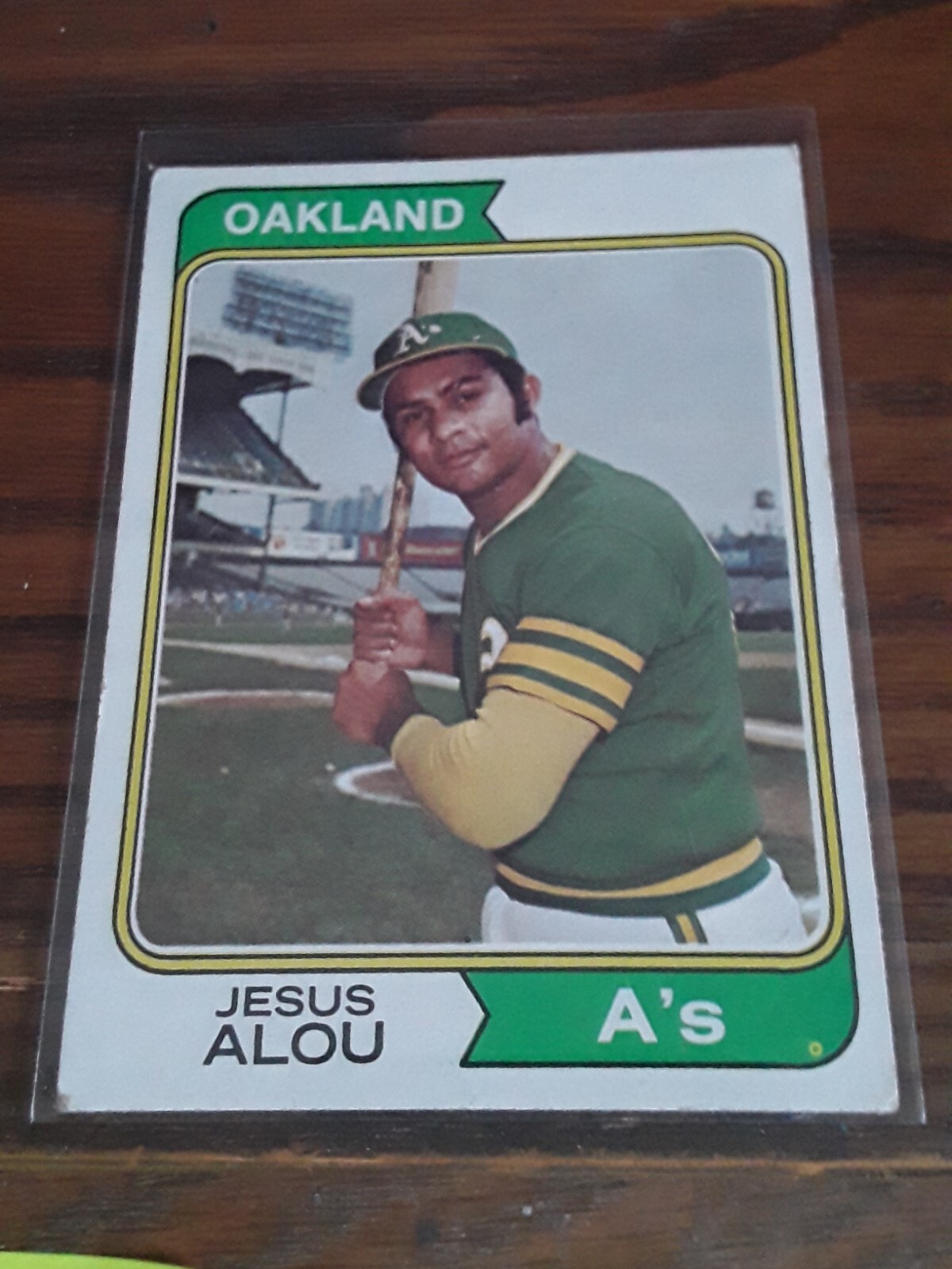 Jesus  Alou SP ERROR No Position 1974 Topps Oakland A's # 65 EX