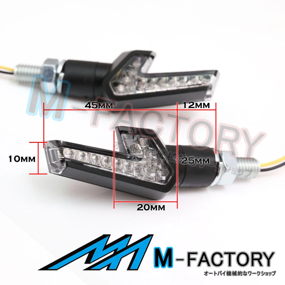 Luz de señal de giro LED eMark x2 para Buell 1125R Blast Firebolt XB9R Vshot Foto 2 de 3