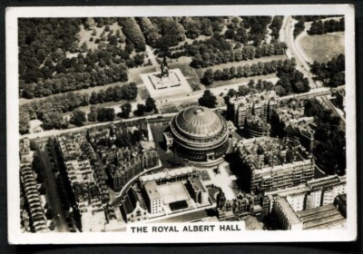 Tabakkarte, Senior Service, Großbritannien aus der Luft, 1939, Royal Albert Hall, #24