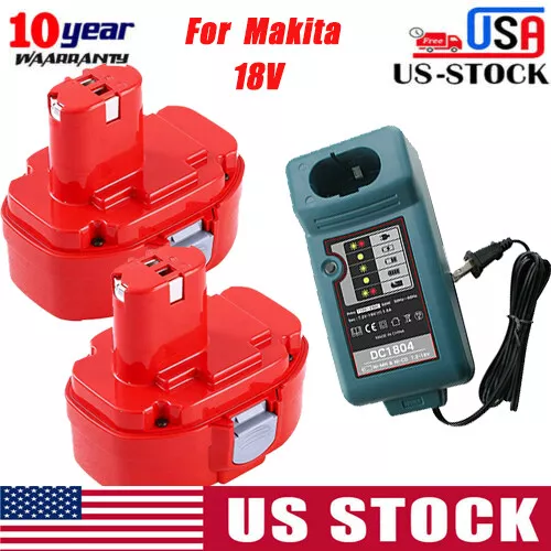 18V Replacement For Makita PA18 6347D Battery Charger 1834 1823