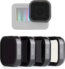 SOONSUN 4-Pack Lens Filter CPL ND Filters for Hero 9 10 11 12 Black 
