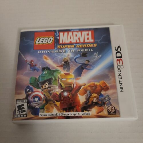 seriously Drive away A certain Nintendo 3DS Game LEGO Marvel Super Heroes Universe in Peril Complete  Avenger | eBay