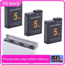 3-Pack Battery and 3-Channel Fast Charger Hub, Compatible for DJI OSMO Action 5 