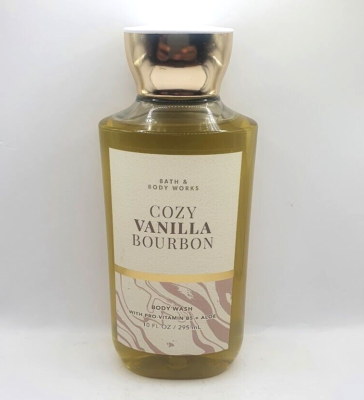 BATH AND BODY WORKS COZY VANILLA BOURBON BODY WASH 10 FL OZ | eBay