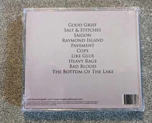 The Sinking Teeth Songs From The Bottom Of The Lake CD Aussie Band- NEW & Sealed - Picture 2 of 2