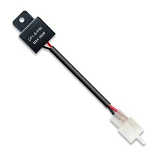 LED Flasher Relay 2-Pin FIX Motorcycle Turn Signal Bulbs Hyper Flash MAX 150W