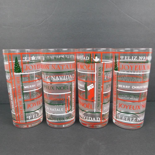 Culver International Xmas #825 圣诞套装 15 盎司冷藏眼镜原装盒 - 第 3 张/共 18 张