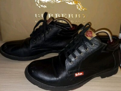 Lee Cooper Lace-up boots Shoes Leather  Mens Black Size 41