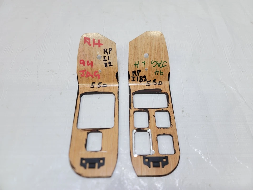 Bisel interruptor ventana delantera derecha e izquierda Jaguar XJ6 1994-1995 Vanden Plas OEM Foto 4 de 4