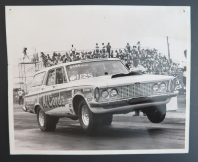 Al Corda Drag Funny Racing Car Race Track Vintage Black & White Photo 8 ...