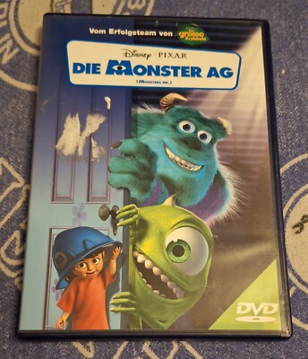 DVD - Disney - Die Monster AG - 2001 - 1-2 gespielt - super Zustand