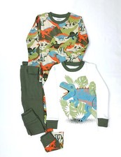 Carter's Toddler Boy's Dinosaur T-Rex 4-Piece Cotton Pajama Set