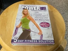 Stephanie Huckabee's PowerFit Total Body 5 DVD Resistance Band Workout Sealed