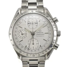 with paper OMEGA Speedmaster 3521.30 Silver Dial Automatic Men's Watch D#141848