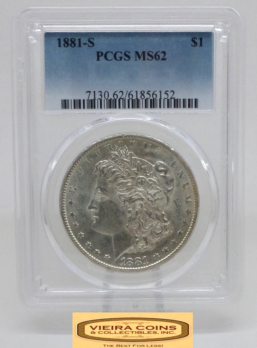 MS 62 Graded 1881 Year Morgan US Dollars (1878-1921) for sale | eBay