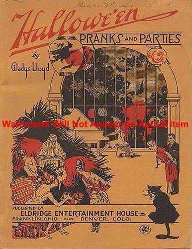 Vintage Halloween Pranks & Parties Cover Ad Photograph Print 8.5x11"