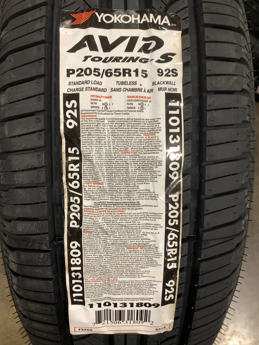 Yokohama 205/65/15 Car & Truck Tires for sale | eBay
