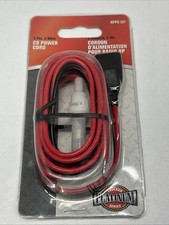 RoadPro RPPS-227 3 Pin 2 Wire CB Radio Power Cord 16 Gauge Power Lead Harness