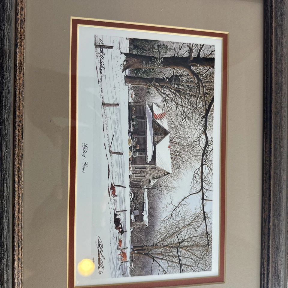 Estampado enmarcado y mate - Gilley's Cows de Bob Timberlake Foto 2 de 4