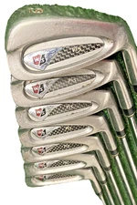 Wilson Staff Pi5 Iron Set 3-9 Irons RH S300 Stiff Steel New Jumbo Grips