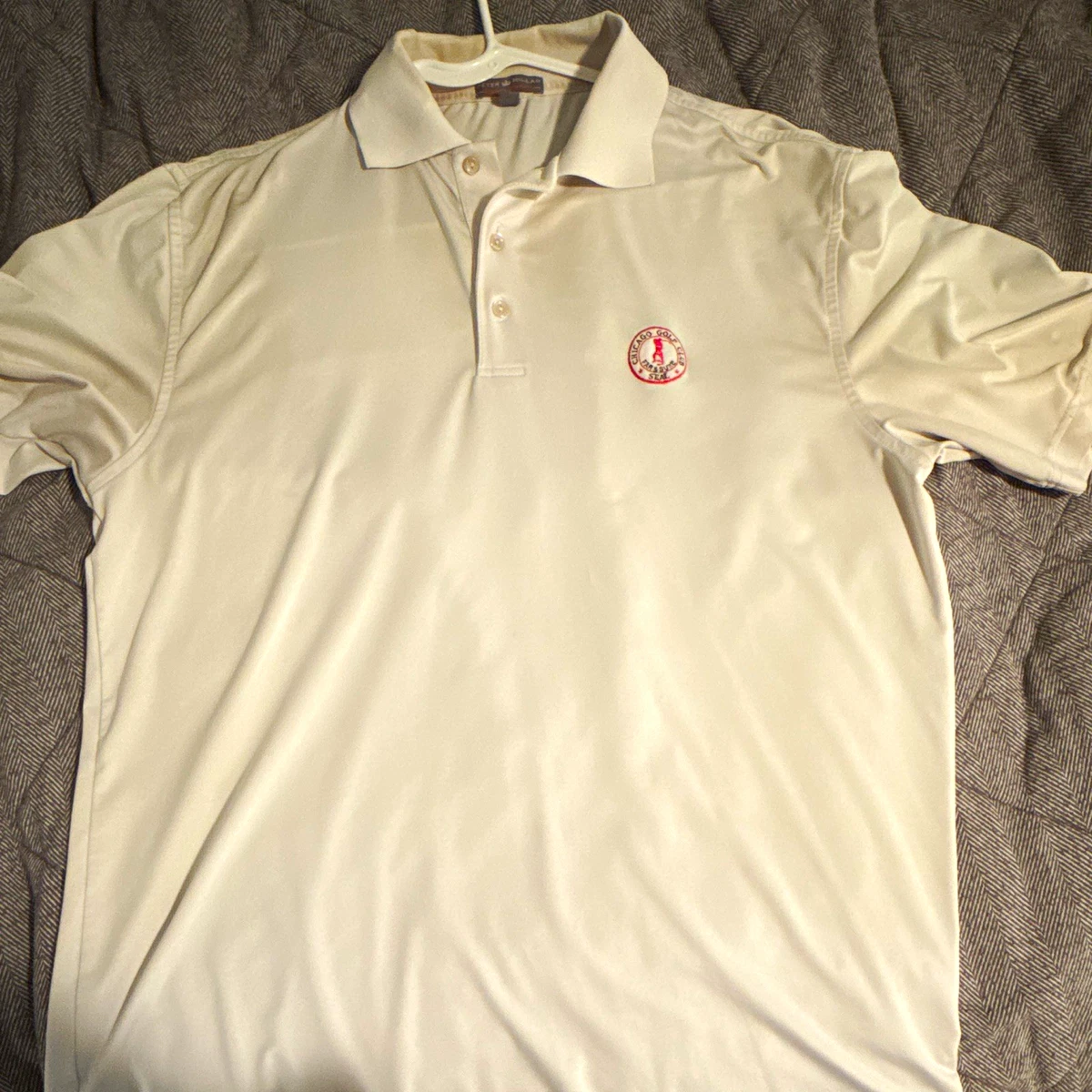 PETER MILLAR 半袖ポロシャツ ベージュ M Peter Millar Size M Polos for Men for sale | eBay