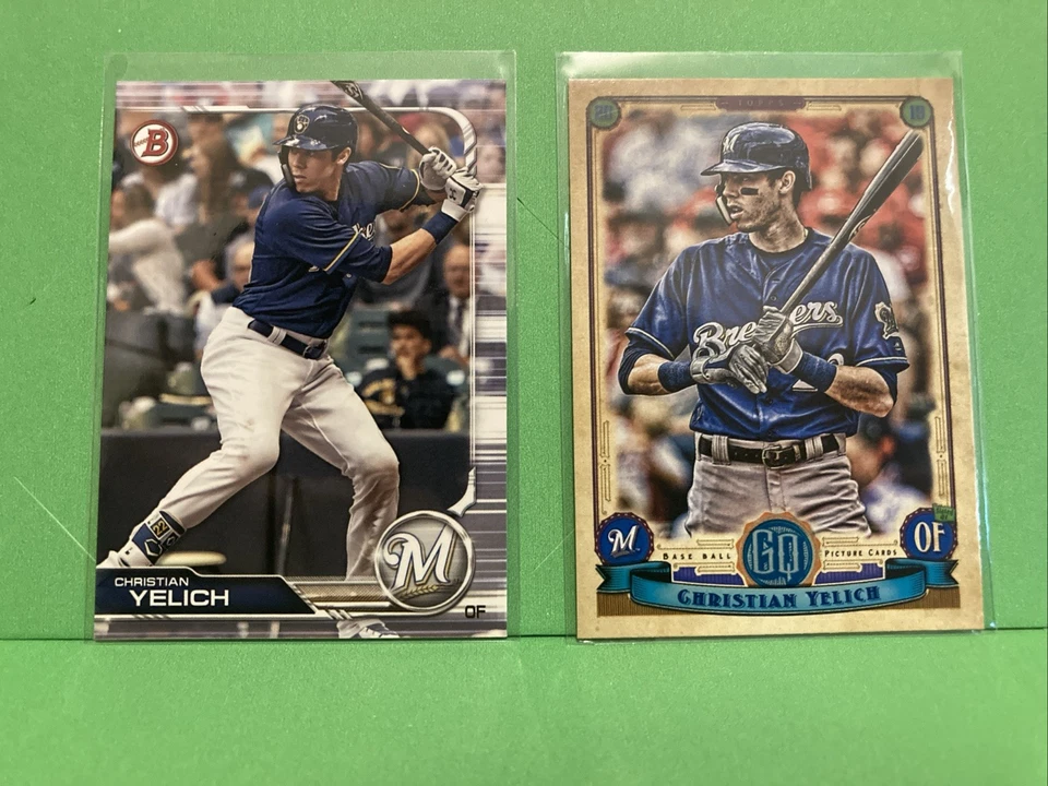 Christian Yelich Milwaukee Brewers 7-card Lot - Playoff Run! - Image 4 of 4