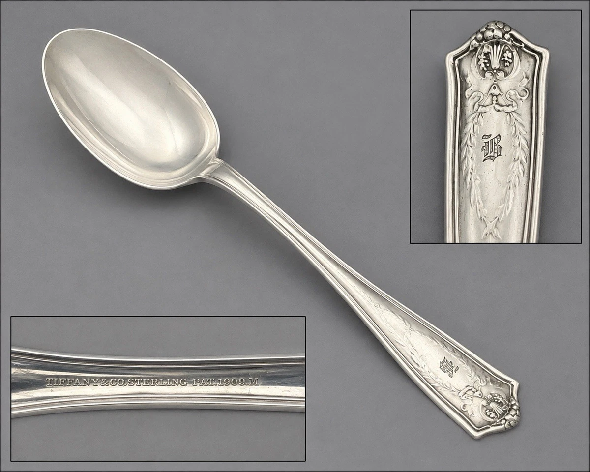 Tiffany & Co. 1900-1940 Antique US Sterling Silver Spoons for sale