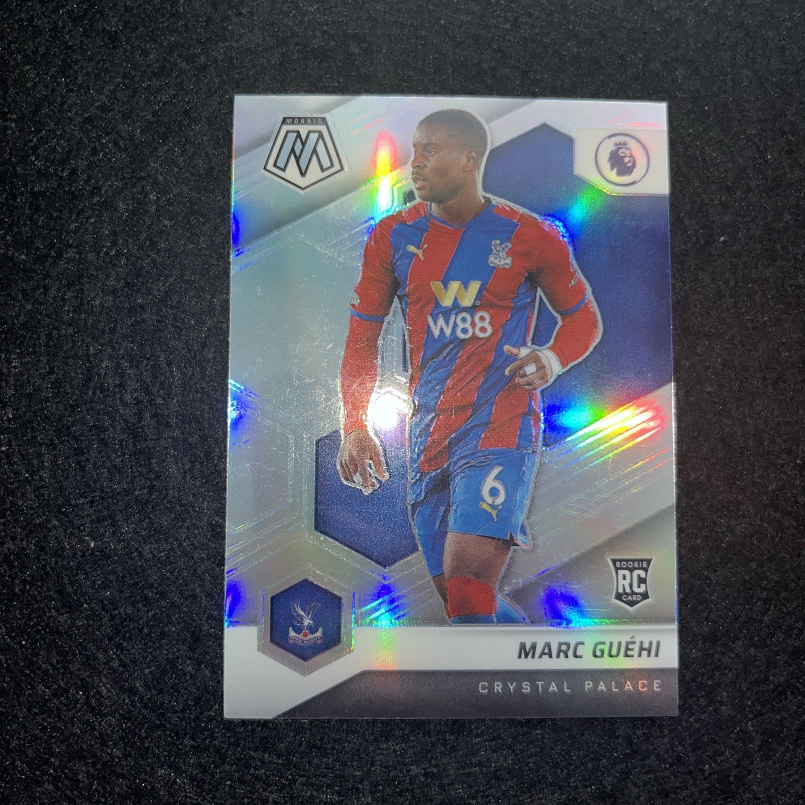 2021-22 Panini Mosaic Premier League Marc Guehi RC Crystal Palace REFRACTOR
