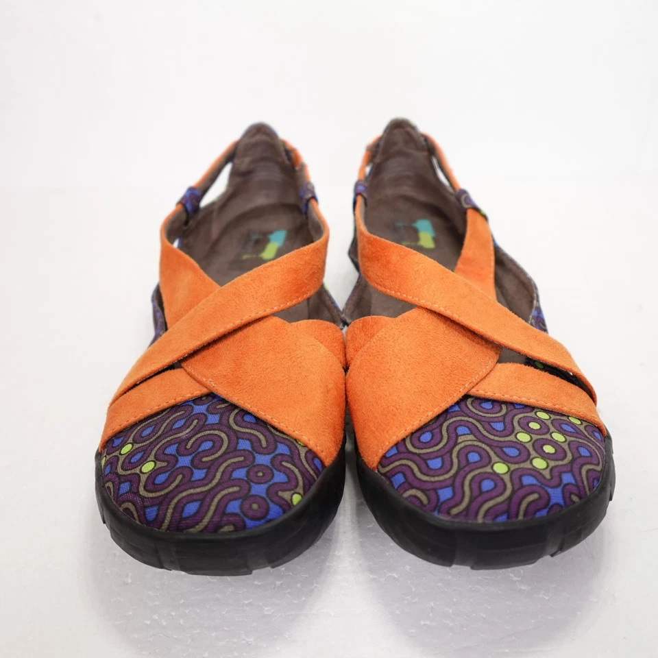 Zapatos Ahnu DIMMI Mary Jane para mujer 8 M naranja púrpura correa cruzada todo terreno Foto 2 de 4