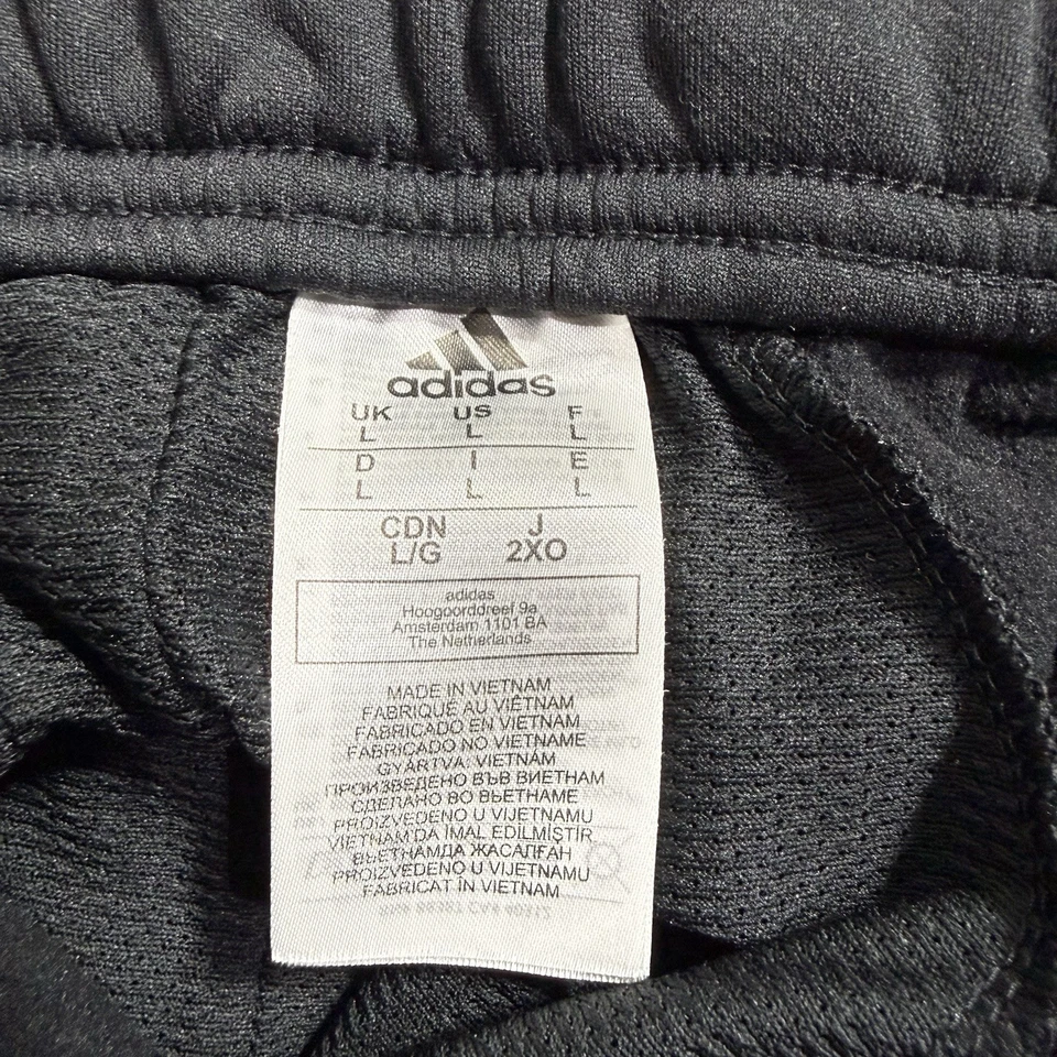 Pantalones Adidas Aeroready Training Track con cremallera al tobillo para hombre negros y grises talla grande Foto 3 de 4