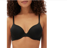 Gap Body Womens Everyday Essentials T-Shirt Bra Black SIze 36D 10291