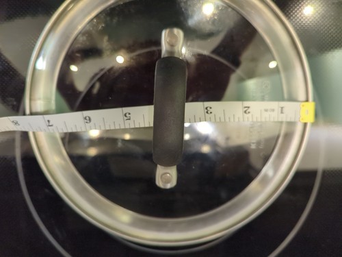 Cephalon Essentials 7½ Inch Stainless Steel & Glass Pot/Pan Lid (Inner Dia. 7") - Picture 2 of 3