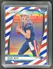 2024 Panini Prizm Drake Maye RC Red White and Blue Rookie #329 Patriots