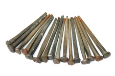 20 Square Cut, 3-Inch, Decorative Wrought Head Iron Nails