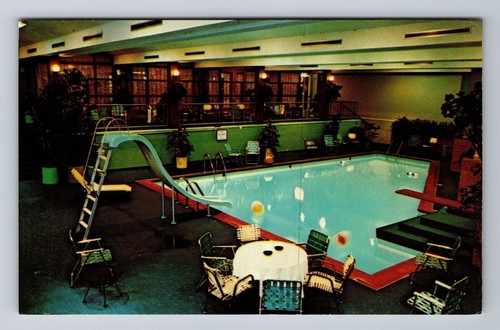 Minneapolis MN-Minnesota, Kahler's Inn Towne Motel, Pool, Vintage Postcard