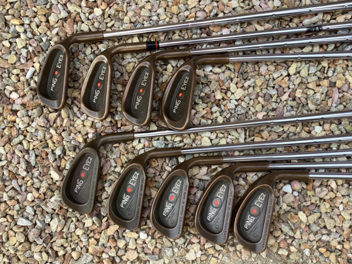 Ping Eye 2 Beryllium Copper Irons set Same serial# 2-PW Ping Eye 2 Beryllium Copper Irons set Same serial# 2-PW
