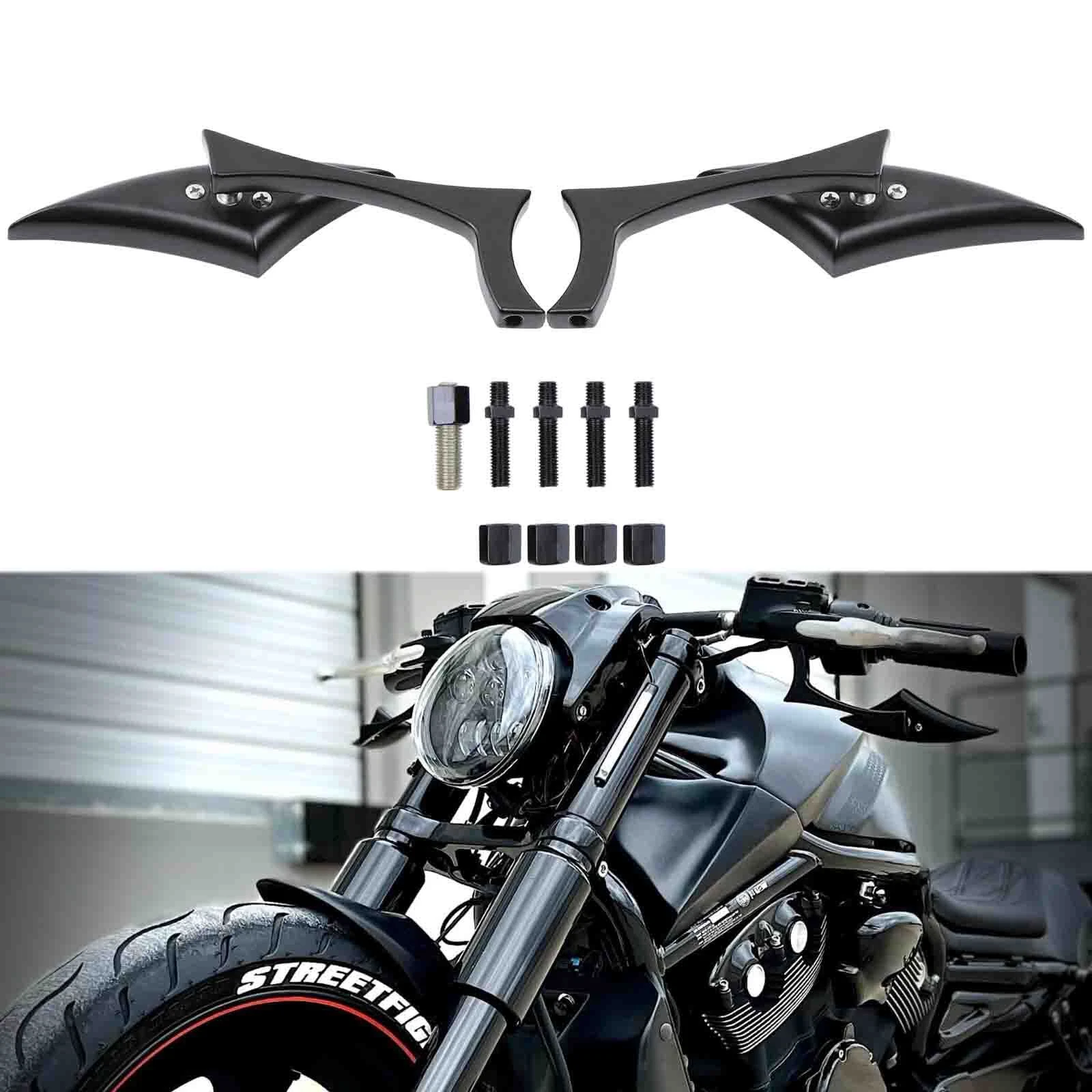Blade Motorcycle Rearview Side Mirrors For Harley V-Rod Cruiser Bobber Chopper