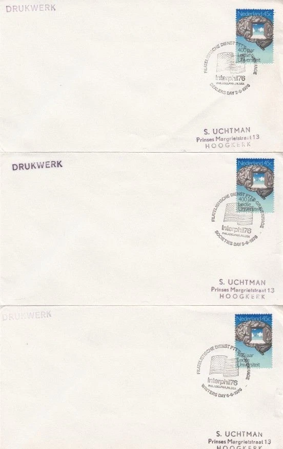 Netherlands - INTERPHIL '76, Philedelphia, USA (6no. SC's) 1976 - Image 2 of 2