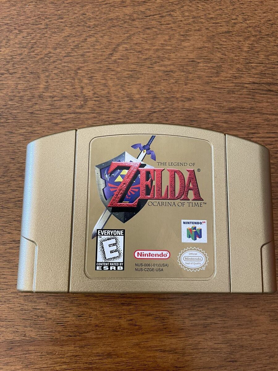 Legend of Zelda Ocarina of Time Gold Collector's Edition - Nintendo N64 Game