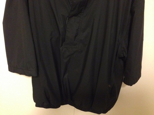 Dryjoy FootJoy Kurzärmelig Schwarz 1/2 Zip Golf Regenjacke Windjacke Sz L EUC - Bild 3 von 5
