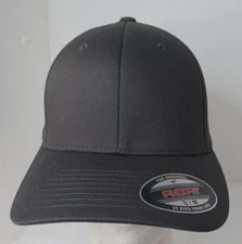 The Original Flexfit Port Authority Ball Cap Small Medium NWT Dark Grey C-865