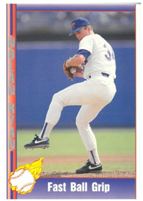 Nolan Ryan #175 - Fastball Grip 1991 Pacific Nolan Ryan Texas Express Series 2