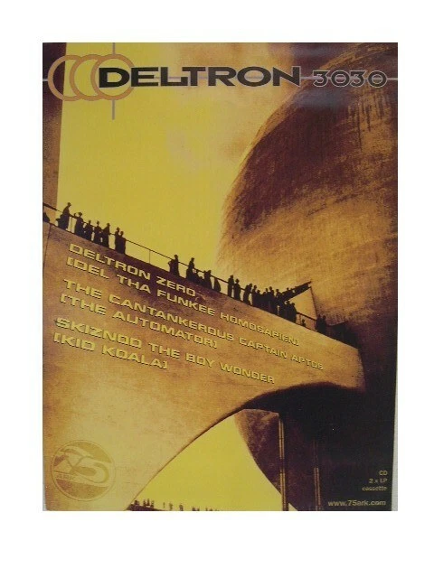 T-shirt Deltron 3030 Poster Tour 2025 - Gildan 5000 - Tailles S à 5XL - Neuf