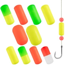 Dr.Fish 30 Fishing Floats Bobbers Foam Spinner Crawler Harness Rig Lure Making