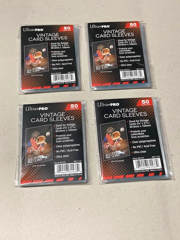 超专业复古卡套 1952 - 1956 Topps 50 100 150 200 250 500 1000 — 第 4/4 张图片