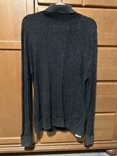 Kith Tilden Turtleneck Black Sweater Size Medium NWT