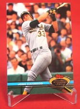 Jose Canseco 1991 Stadium Club Baseball Card #155 EX-NM