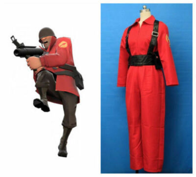 Hot Team fortress 2 Red Pyro Cosplay Costume