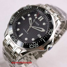 41mm bliger black dial sapphire glass PT5000 miyota NH35A automatic mens watch