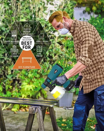 1000ML Elektrische Spritzpistole für Makita 18V Li-Ion Akku Akku Farbsprühgerät - Bild 4 von 22